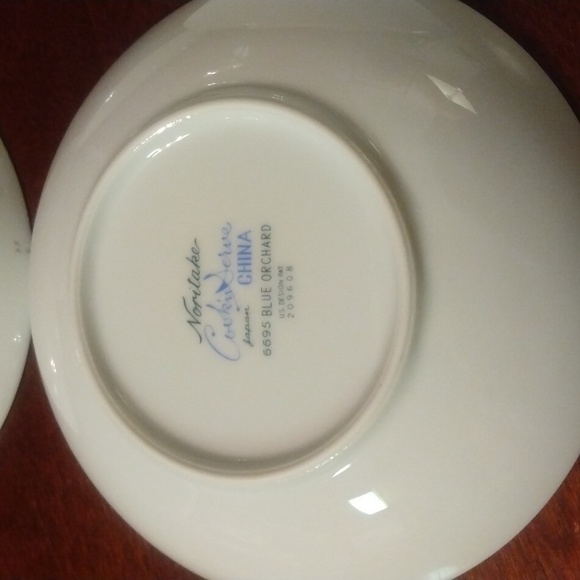 NORITAKE BLUE ORCHARD 6695 COOK'N SERVE JAPAN 5.5 " Cereal Bowls (4). - Picture 9 of 14